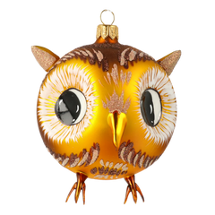 Wide-Eyed Owl in Honey