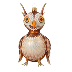 Astute Amber Sovereign | Hand-Painted Glass Ornament | Blubom 2020-170