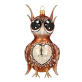 Pensive Copper Sentinel | Hand-Painted Glass Ornament | Blubom 2020-171