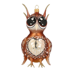 Pensive Copper Sentinel | Hand-Painted Glass Ornament | Blubom 2020-171
