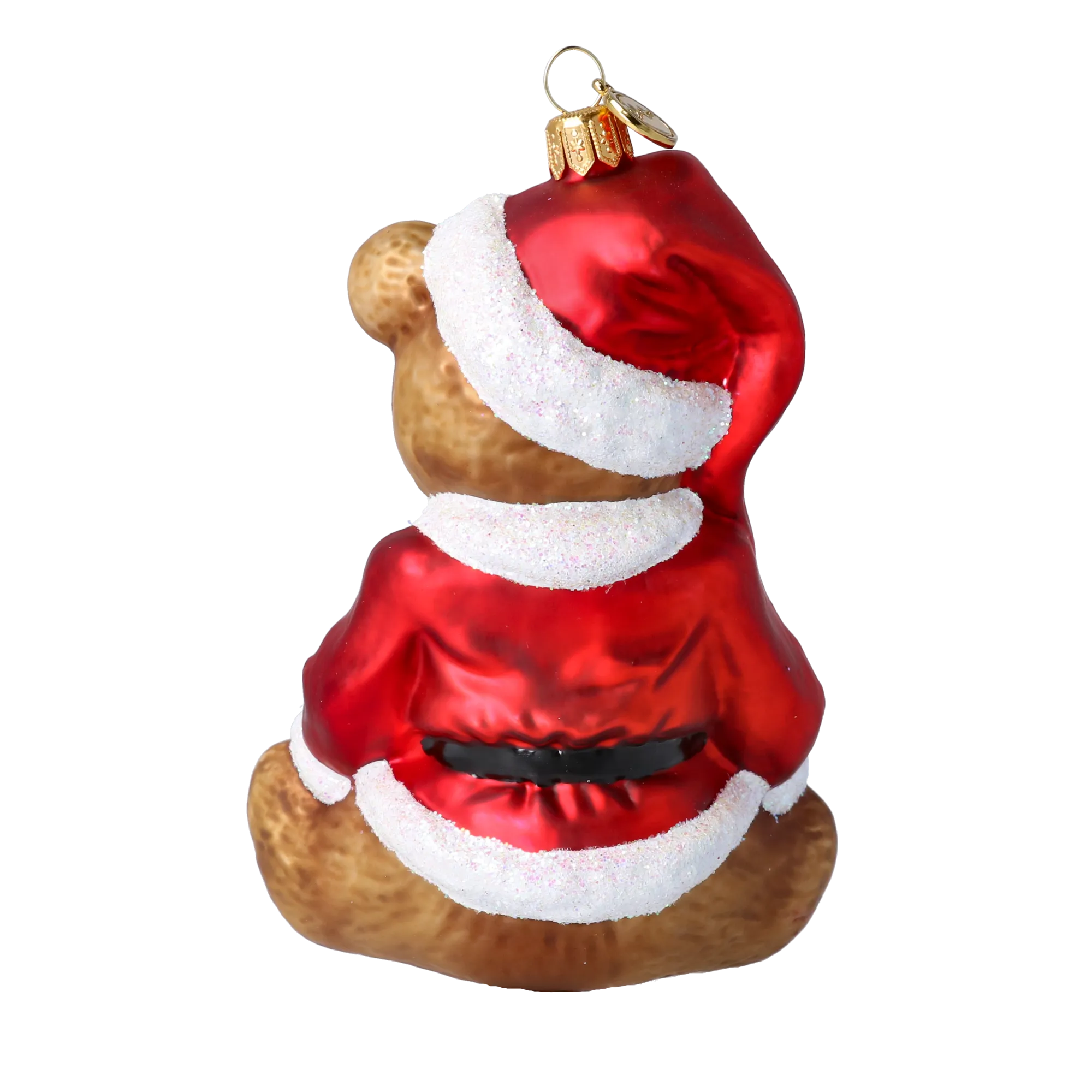 Noble Crimson Sentry | Hand-Painted Glass Ornament | Blubom 2020-177