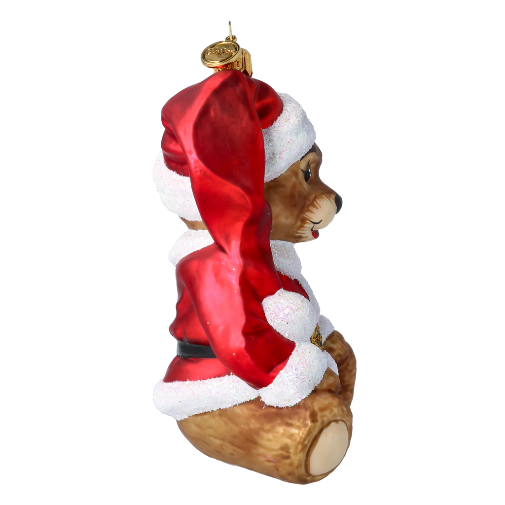 Noble Crimson Sentry | Hand-Painted Glass Ornament | Blubom 2020-177