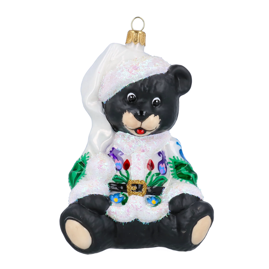 Gentle Midnight Meadow | Hand-Painted Glass Ornament | Blubom 2020-192