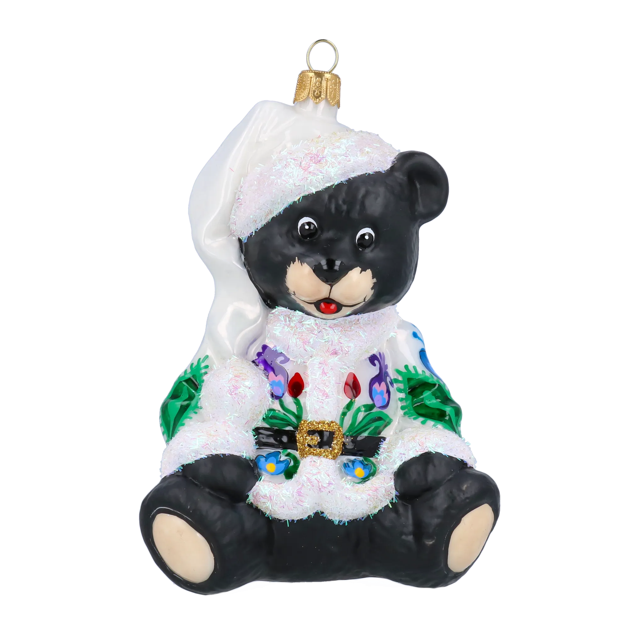 Gentle Midnight Meadow | Hand-Painted Glass Ornament | Blubom 2020-192