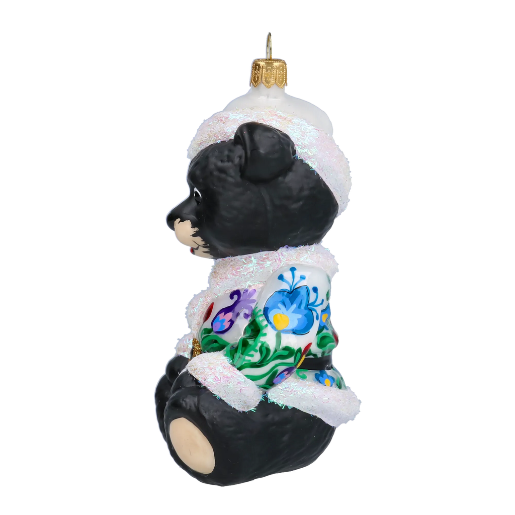 Gentle Midnight Meadow | Hand-Painted Glass Ornament | Blubom 2020-192