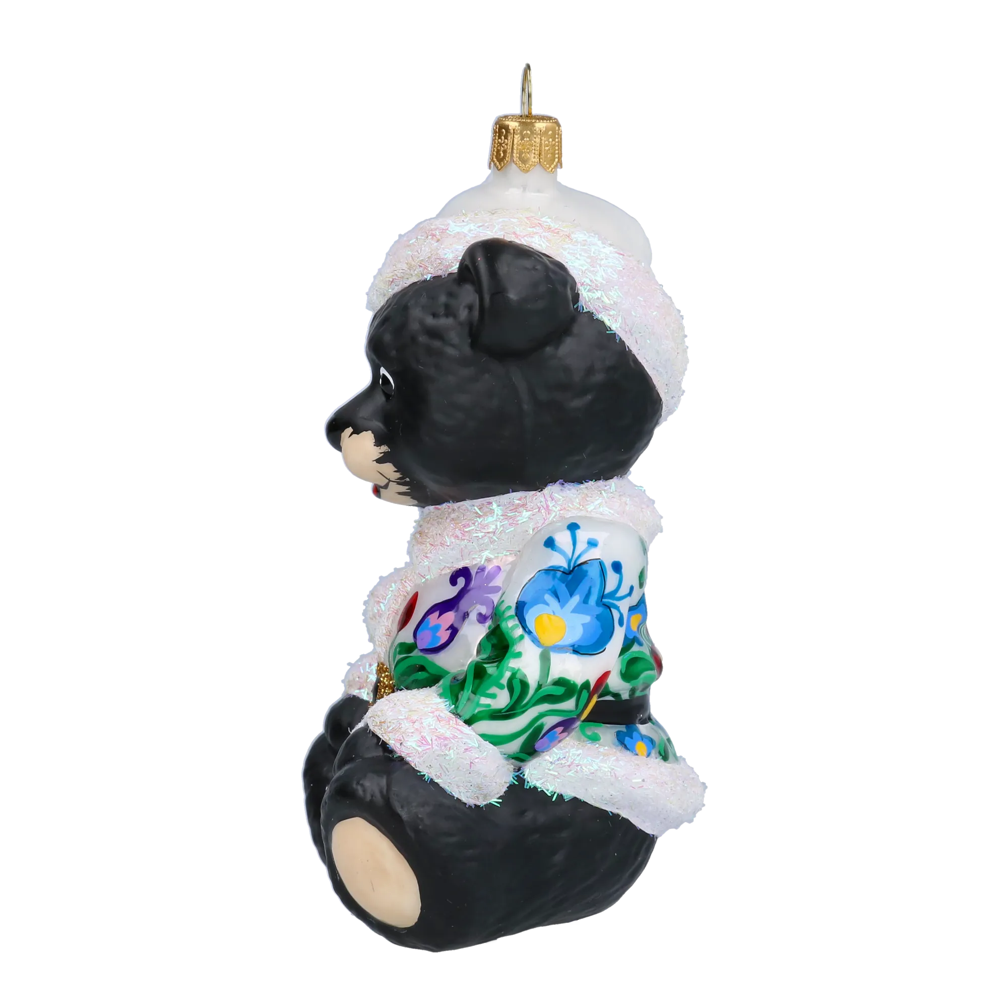 Gentle Midnight Meadow | Hand-Painted Glass Ornament | Blubom 2020-192