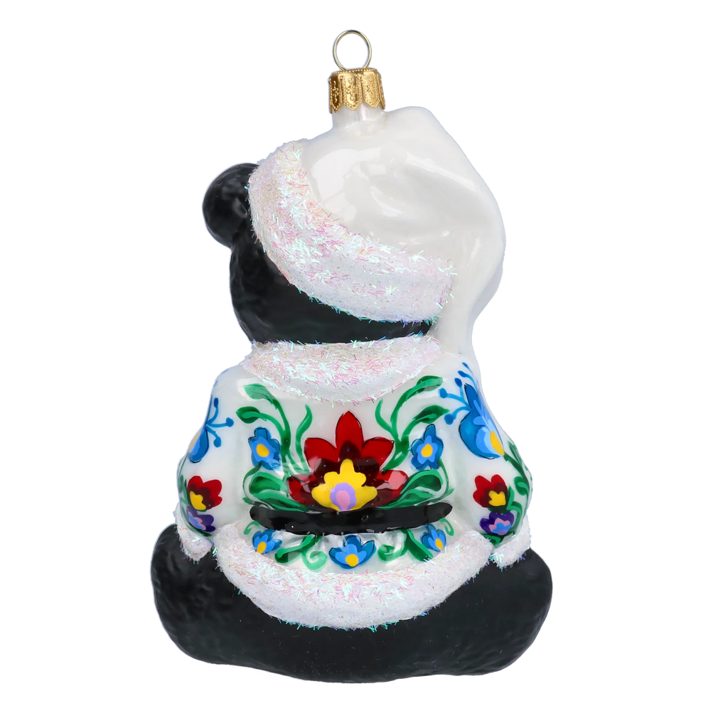 Gentle Midnight Meadow | Hand-Painted Glass Ornament | Blubom 2020-192
