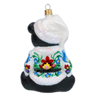 Gentle Midnight Meadow | Hand-Painted Glass Ornament | Blubom 2020-192