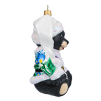 Gentle Midnight Meadow | Hand-Painted Glass Ornament | Blubom 2020-192