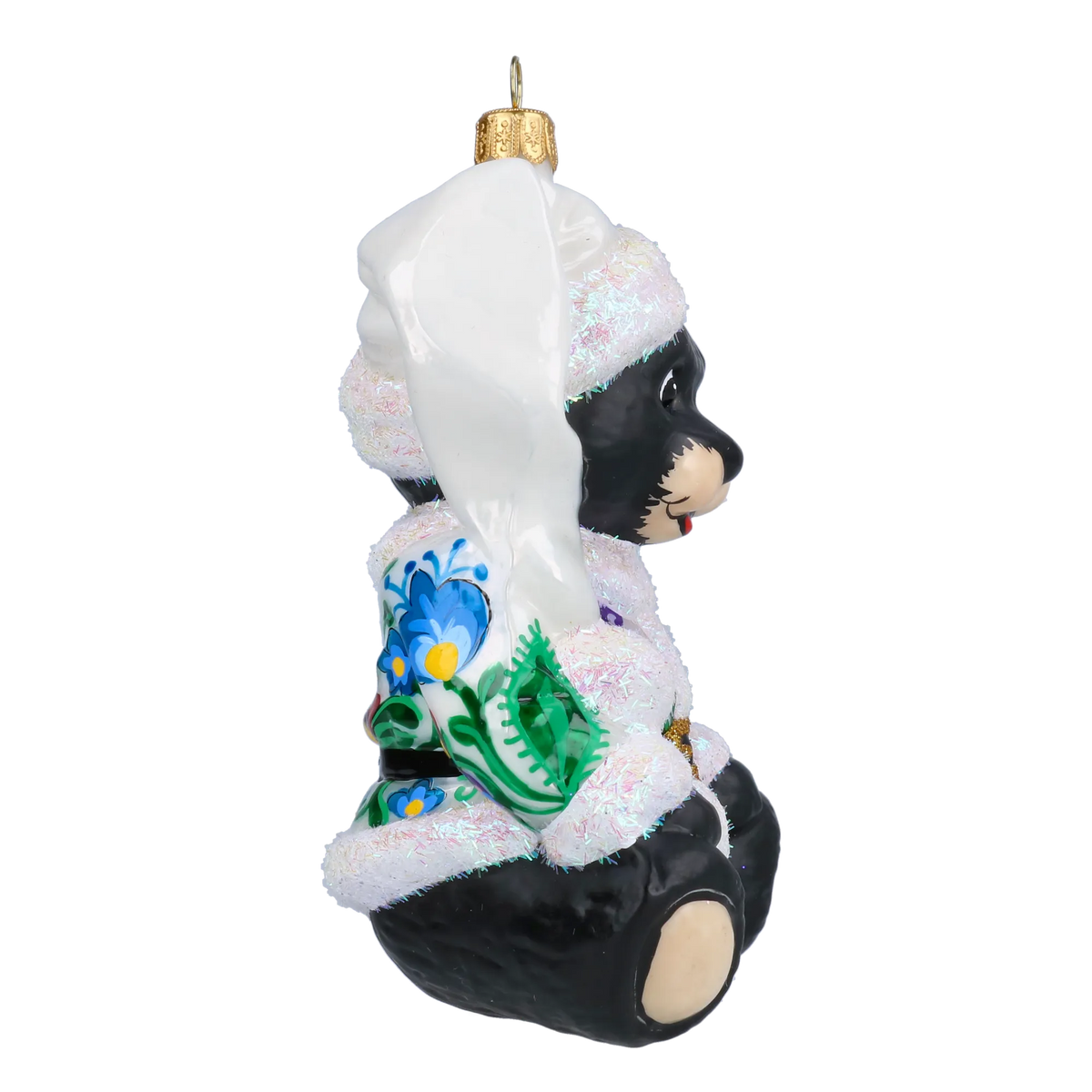 Gentle Midnight Meadow | Hand-Painted Glass Ornament | Blubom 2020-192