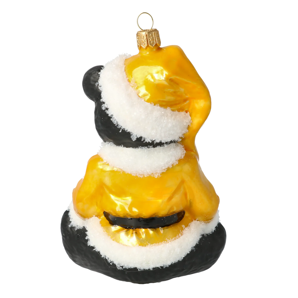 Saffron Mantle Sentinel | Hand-Painted Glass Ornament | Blubom 2020-193