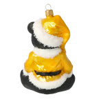 Saffron Mantle Sentinel | Hand-Painted Glass Ornament | Blubom 2020-193