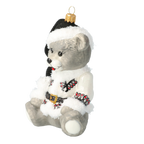 Serene Shadow Cub | Hand-Painted Glass Ornament | Blubom 2020-200