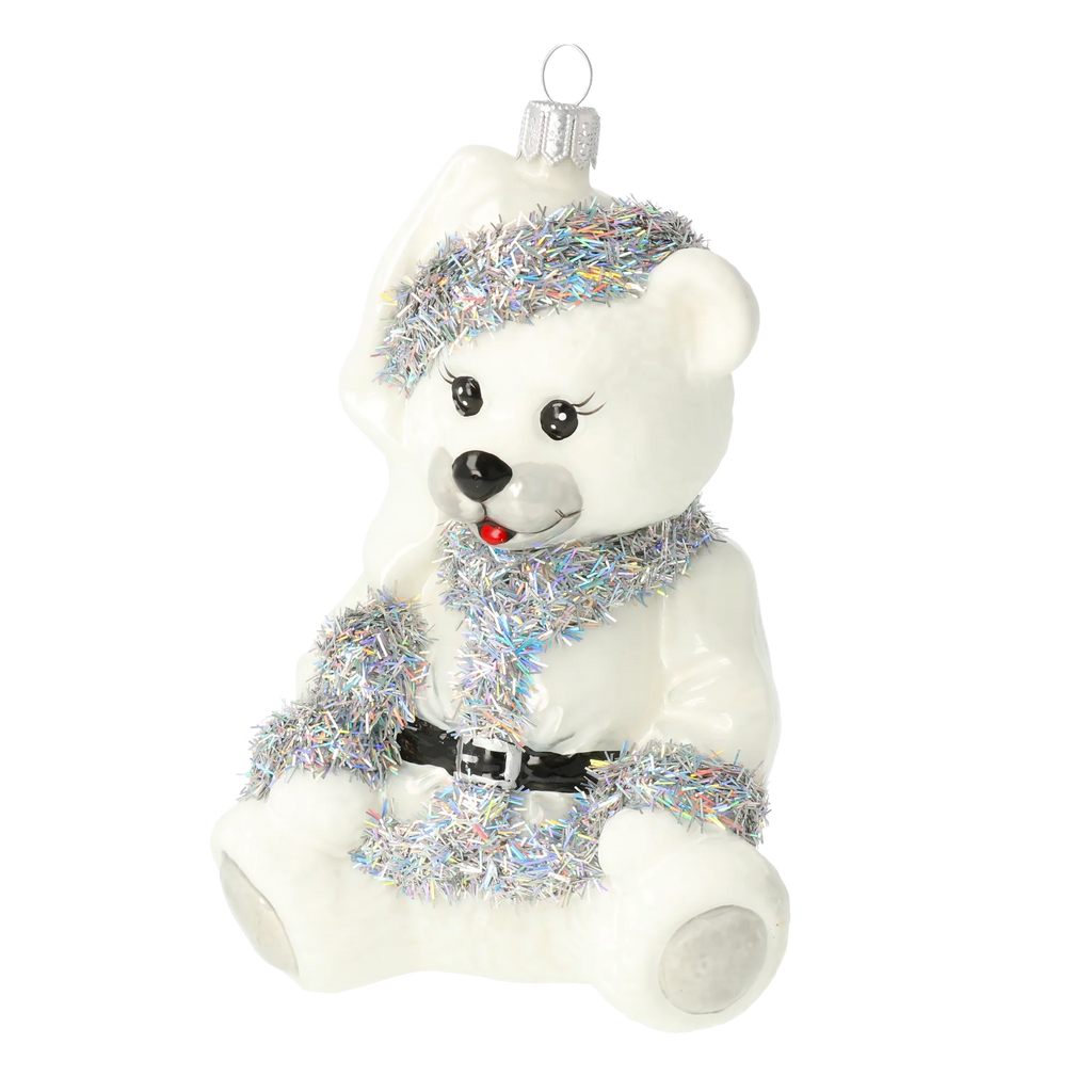 Gentle Moonlit Cub | Hand-Painted Glass Ornament | Blubom 2020-201