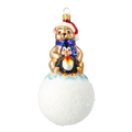 Kindred Voyagers | Hand-Painted Glass Ornament | Blubom 2020-217