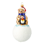 Kindred Voyagers | Hand-Painted Glass Ornament | Blubom 2020-217