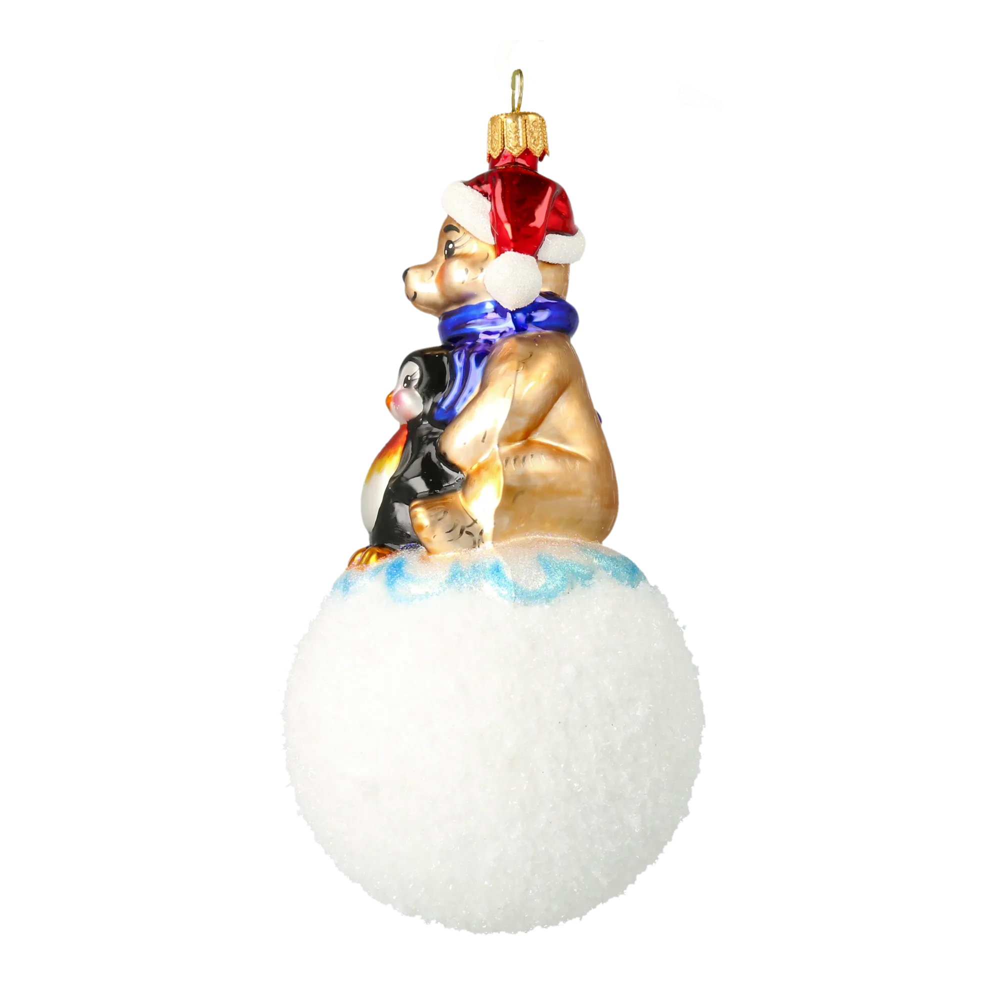 Kindred Voyagers | Hand-Painted Glass Ornament | Blubom 2020-217