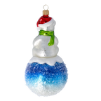 Gentle Tundra Kinship | Hand-Painted Glass Ornament | Blubom 2020-219
