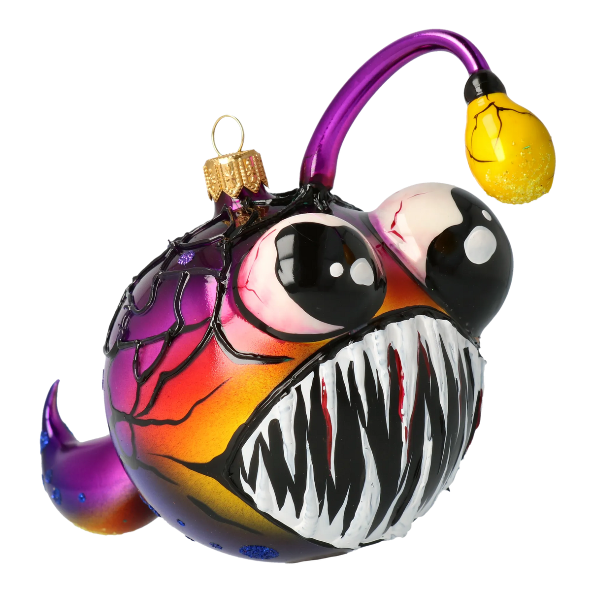 Voracious Marauder | Hand-Painted Glass Ornament | Blubom 2020-224