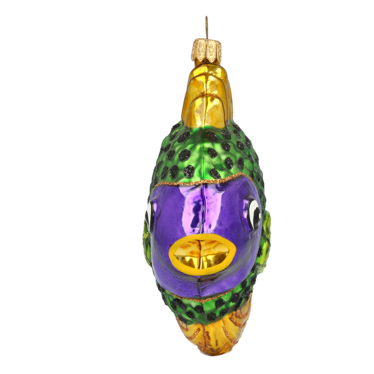 Emerald Sovereign Mariner | Hand-Painted Glass Ornament | Blubom 2020-228