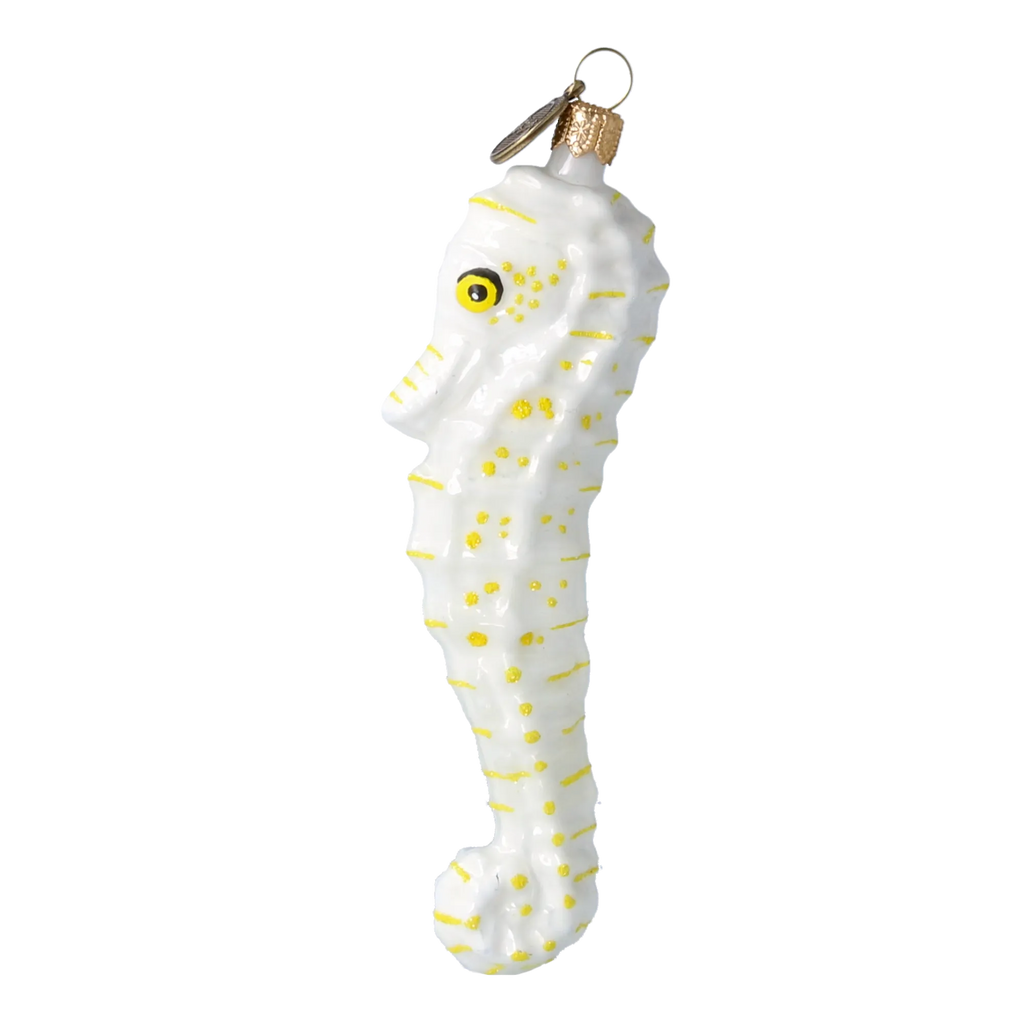 Alabaster Reef Scout | Hand-Painted Glass Ornament | Blubom 2020-233