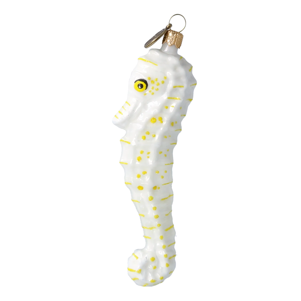 Alabaster Reef Scout | Hand-Painted Glass Ornament | Blubom 2020-233