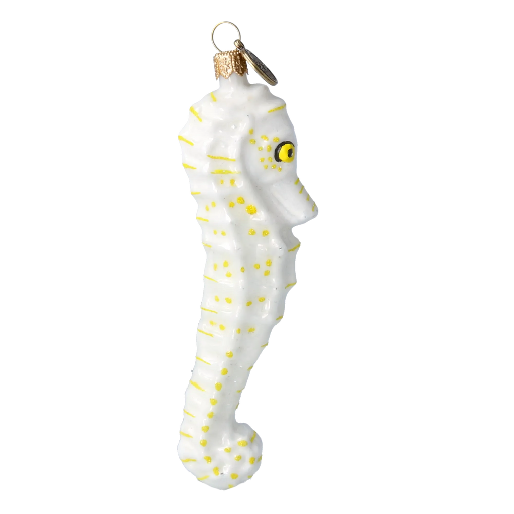 Alabaster Reef Scout | Hand-Painted Glass Ornament | Blubom 2020-233