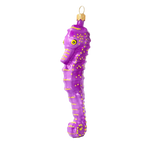 Violet Sovereign Seafarer | Hand-Painted Glass Ornament | Blubom 2020-236