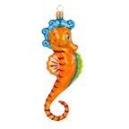 Amber Tide Sovereign | Hand-Painted Glass Ornament | Blubom 2020-238