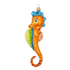 Amber Tide Sovereign | Hand-Painted Glass Ornament | Blubom 2020-238
