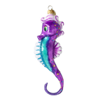 Violet Tide Sovereign | Hand-Painted Glass Ornament | Blubom 2020-239