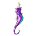 Load image into Gallery viewer, Neptunus seahorse. Handmade Glass Christmas ornament. 2020-239
