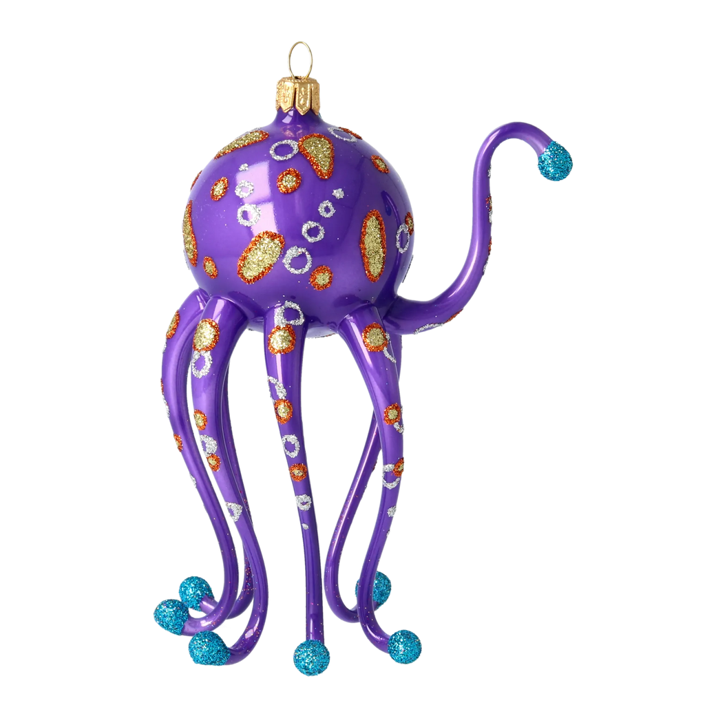 Knowing Indigo Voyager | Hand-Painted Glass Ornament | Blubom 2020-244