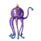 Knowing Indigo Voyager | Hand-Painted Glass Ornament | Blubom 2020-244