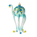 Load image into Gallery viewer, Octopus pirate. Handmade Glass Christmas ornament. 2020-245
