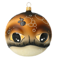 Amber Curiosity | Hand-Painted Glass Ornament | Blubom 2020-246