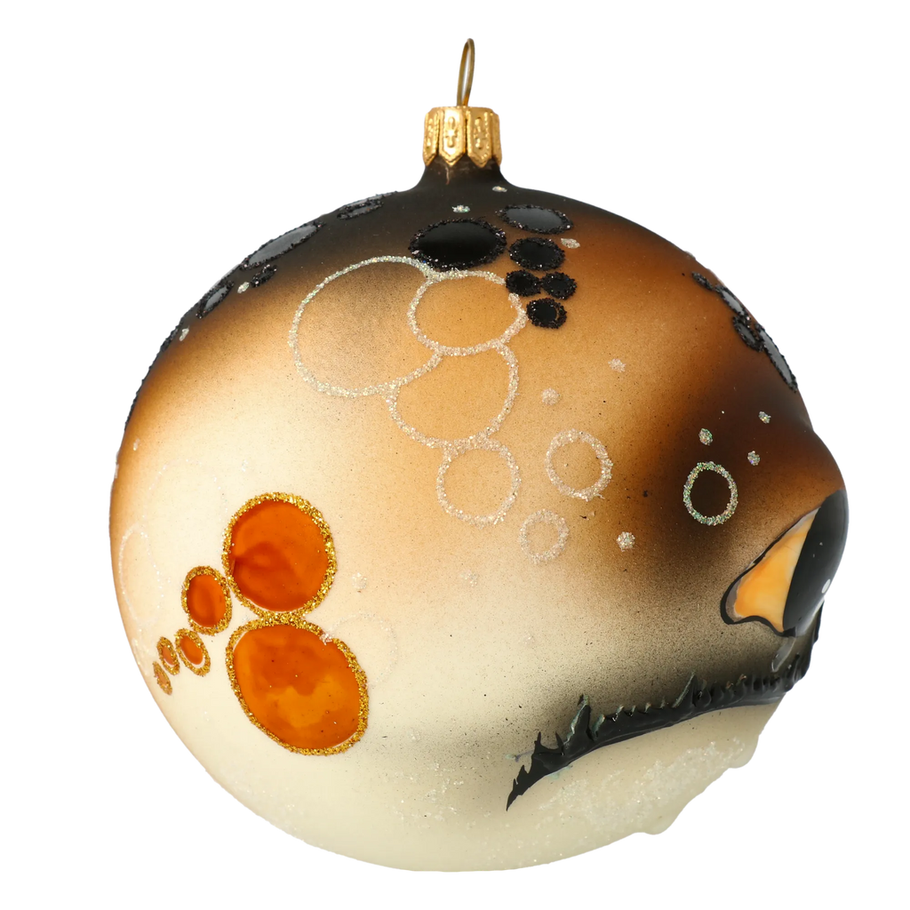 Amber Curiosity | Hand-Painted Glass Ornament | Blubom 2020-246