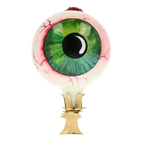 Restless Verdant Gaze | Hand-Painted Glass Ornament | Blubom 2020-252