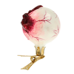 Restless Verdant Gaze | Hand-Painted Glass Ornament | Blubom 2020-252