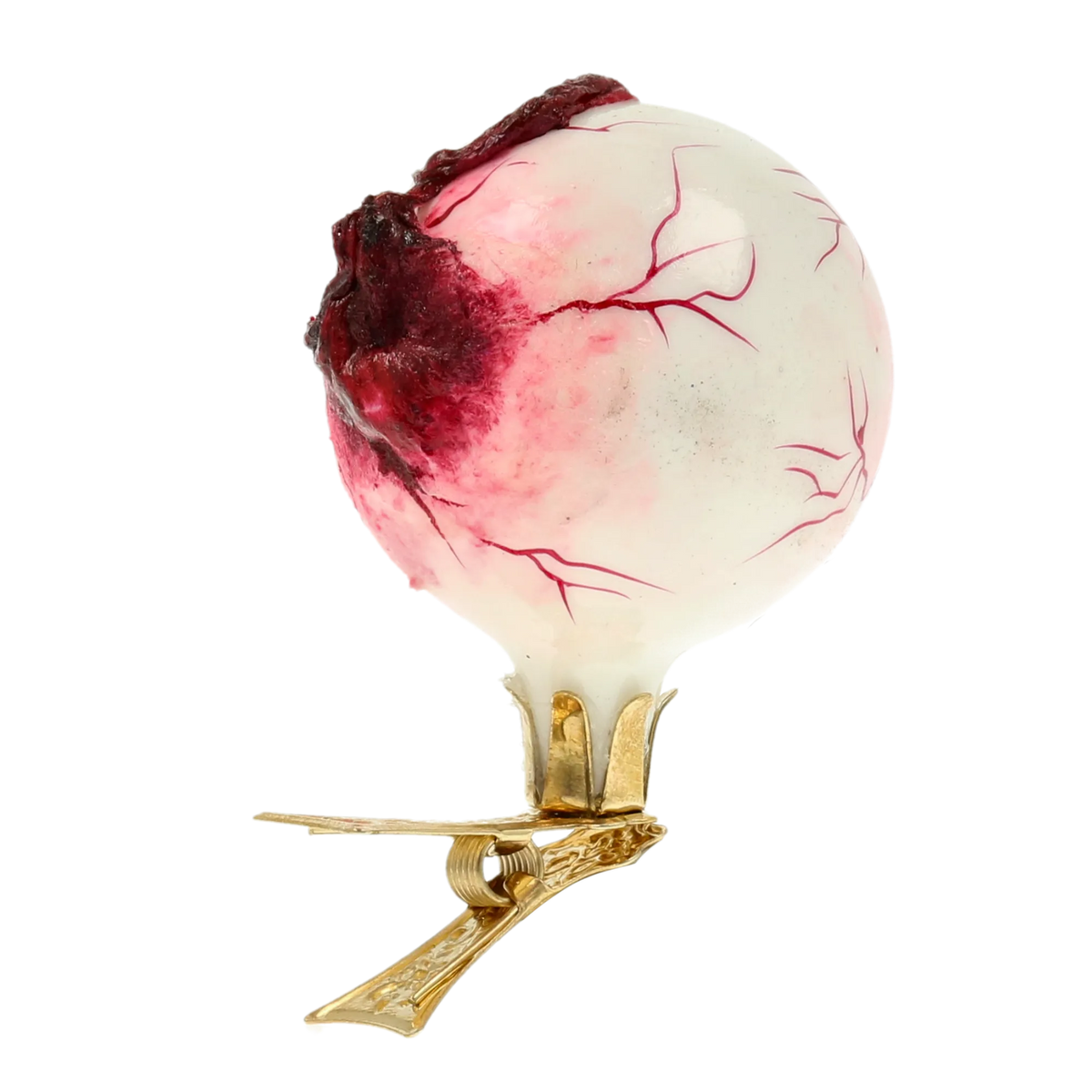 Restless Verdant Gaze | Hand-Painted Glass Ornament | Blubom 2020-252