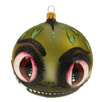 Vigilant Moss Watcher | Hand-Painted Glass Ornament | Blubom 2020-254