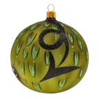 Vigilant Moss Watcher | Hand-Painted Glass Ornament | Blubom 2020-254