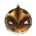 Cunning Amber Wyvern | Hand-Painted Glass Ornament | Blubom 2020-255