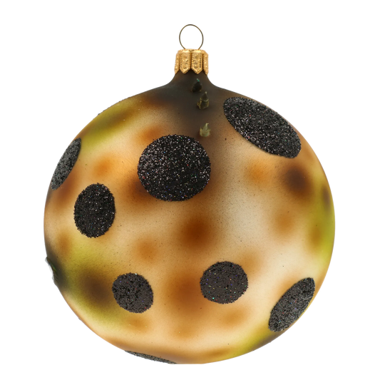 Smiling Dragon. Handmade Glass Christmas ornament. 2020-255