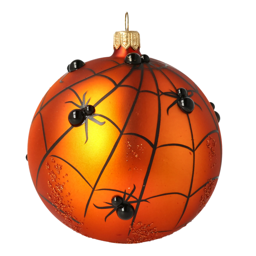 Obsidian Ember Silence | Hand-Painted Glass Ornament | Blubom 2020-257