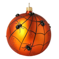 Obsidian Ember Silence | Hand-Painted Glass Ornament | Blubom 2020-257