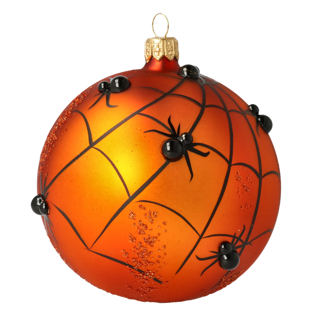 Obsidian Ember Silence | Hand-Painted Glass Ornament | Blubom 2020-257