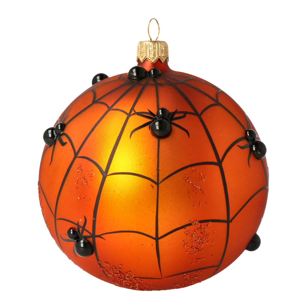 Obsidian Ember Silence | Hand-Painted Glass Ornament | Blubom 2020-257