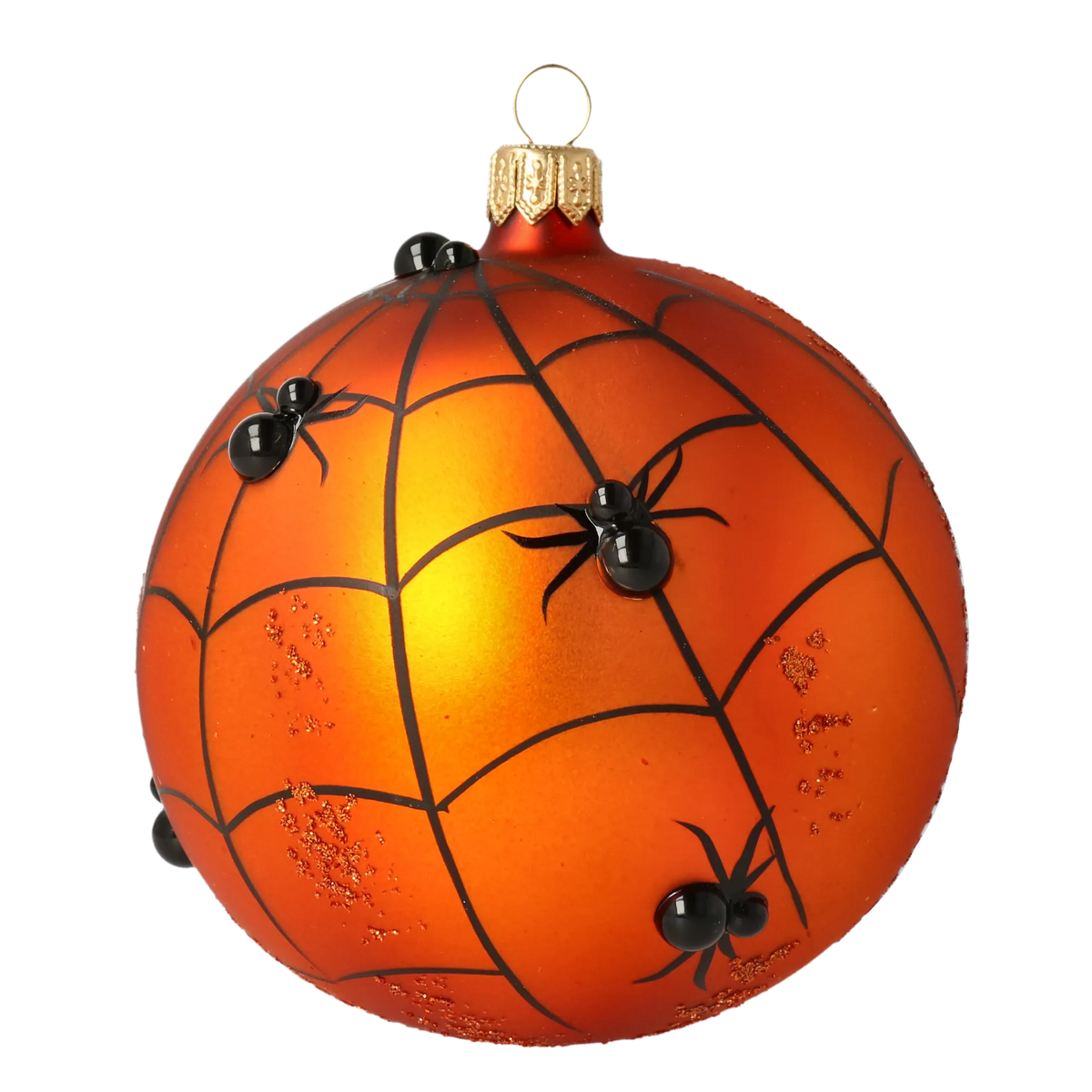 Obsidian Ember Silence | Hand-Painted Glass Ornament | Blubom 2020-257