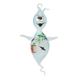 Bild in die Galerieansicht laden, Fairy Tale Halloween Ghost. Handmade Glass Christmas ornament. 2020-263
